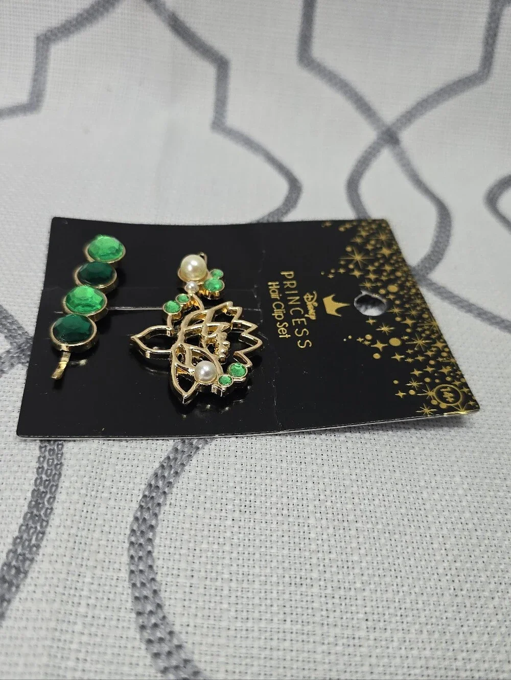 Disney Princess Tiana Accessory Set  Princess & The Frog Hair Clip Set New